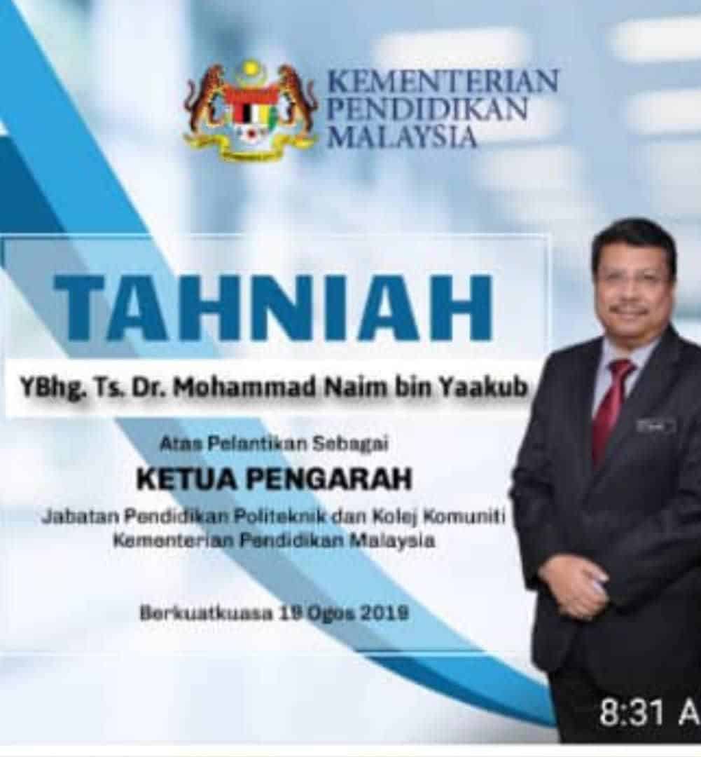 Ketua pengarah pendidikan malaysia